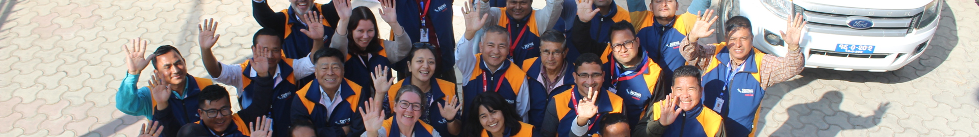 Swechya Mathema With The SUSWA Team 2022